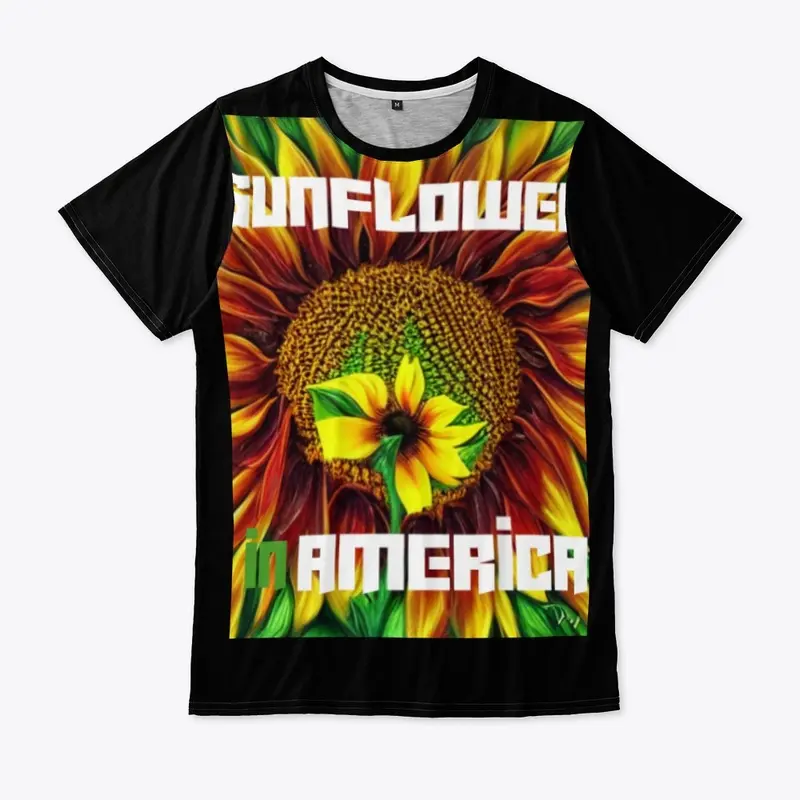 Sunflowers Blossoming on Your Tee 